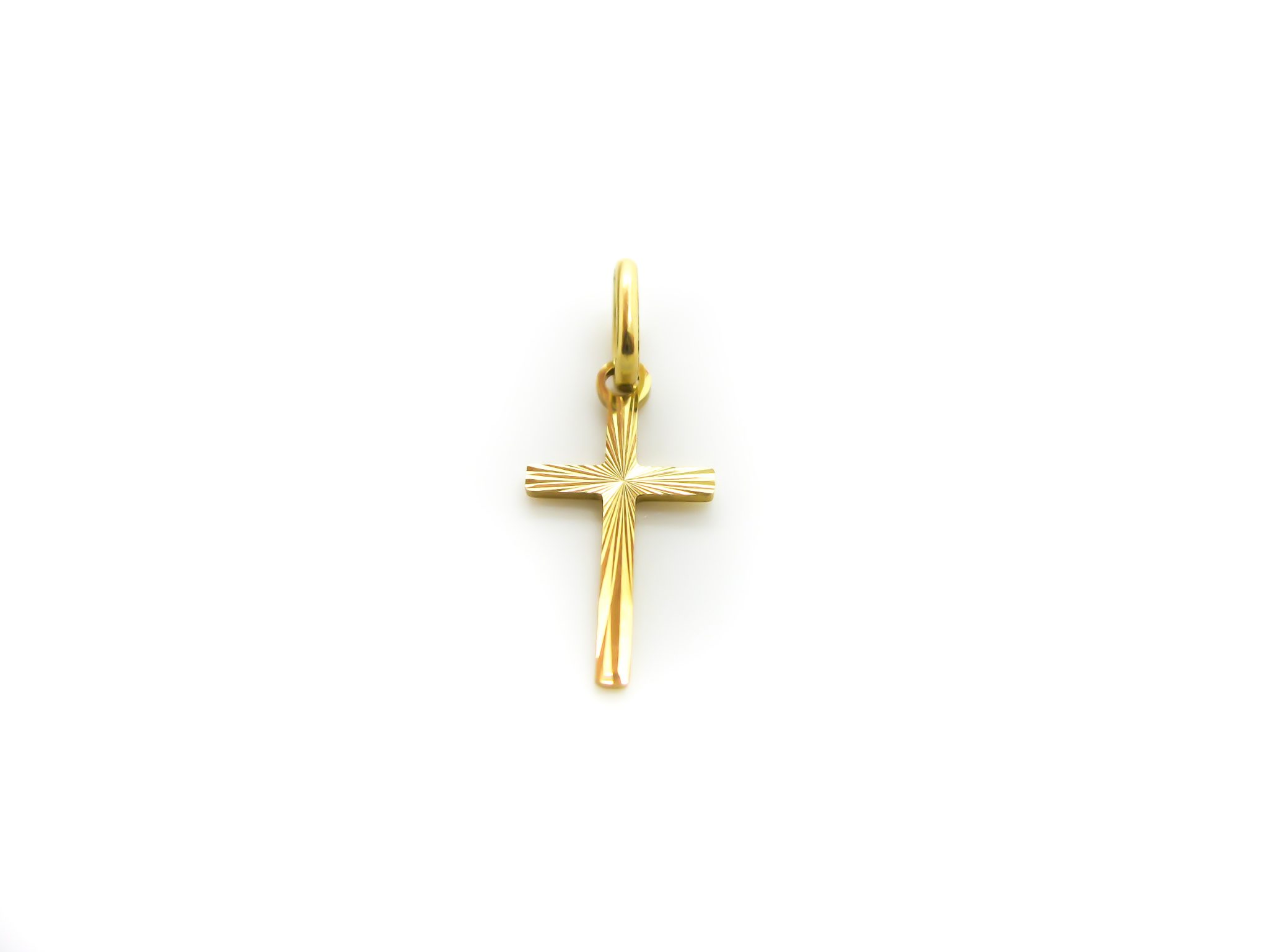 10K Yellow Gold Cross Charm - G&G Jewellery