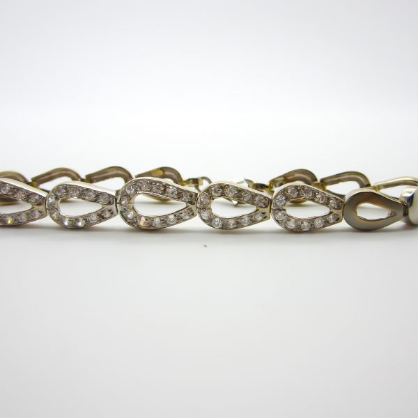 Ladies 18k White Gold Bracelet