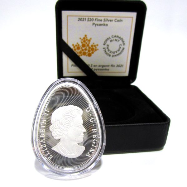 2020 $20 Fine Silver Coin Pysanka