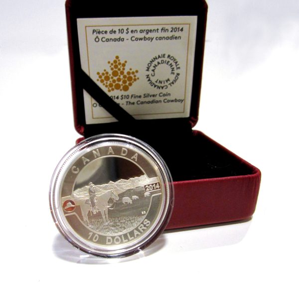 2014 $10 Fine Silver Coin – The Canadian Cowboy