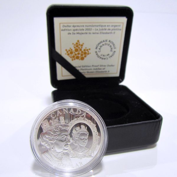 2022 Special Edition Proof Silver Dollar – Platinum Jubilee