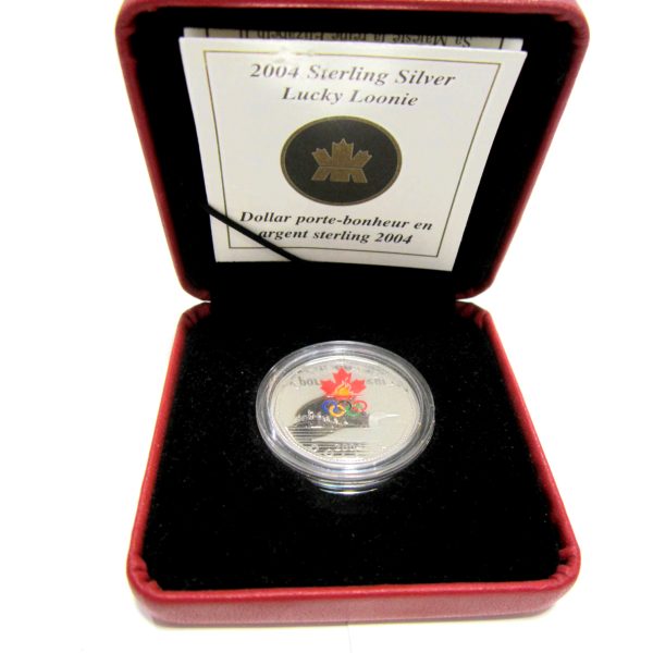 2004 Sterling Silver Coin – Lucky Loonie