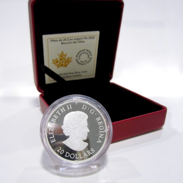 2020 $20 Fine Silver Coin – Holiday Cookie