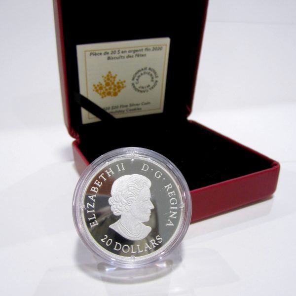 2020 $20 Fine Silver Coin – Holiday Cookie