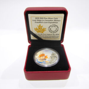 2015 $20 Fine Silver Coin Lost Ships in Canadian Waters