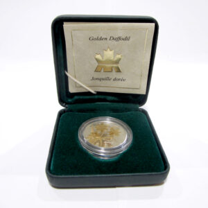 2003 50 Cent Sterling Silver Coin Golden Daffodil