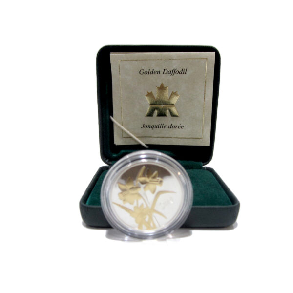 2003 50 Cent Sterling Silver Coin Golden Daffodil