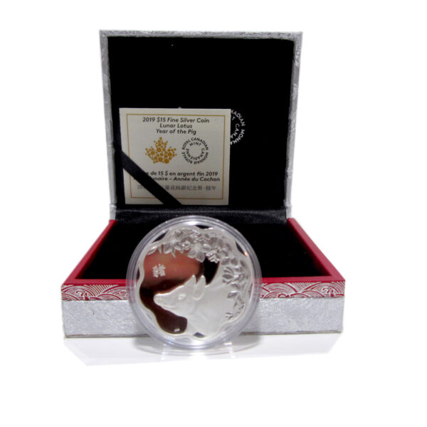2019 $15 Fine Silver Coin Year of the Pig