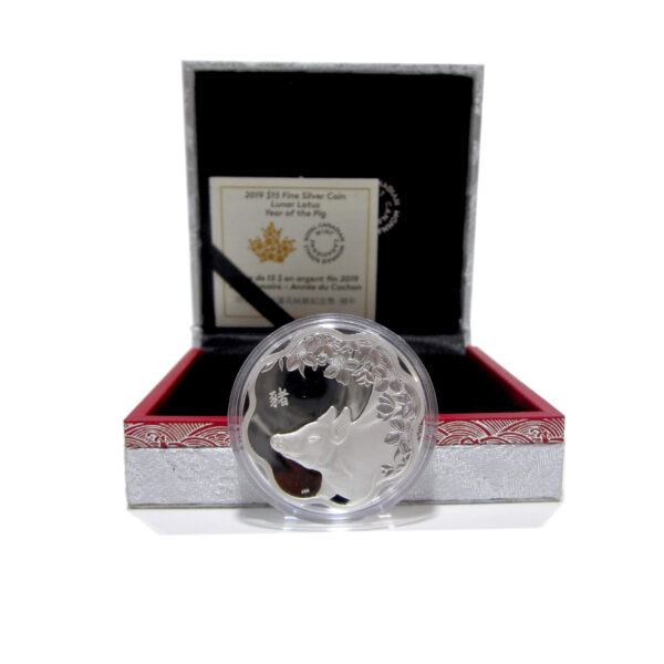 2019 $15 Fine Silver Coin Year of the Pig