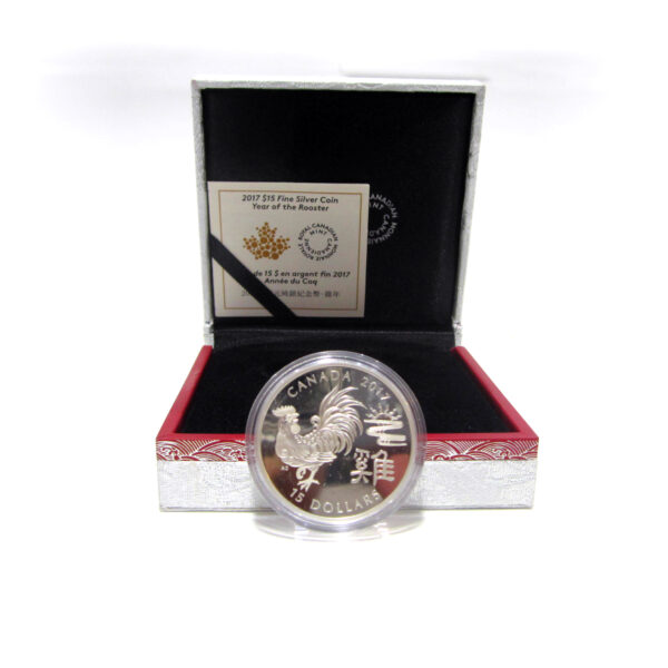 2017 $15 Fine Silver Coin Year of the Rooster